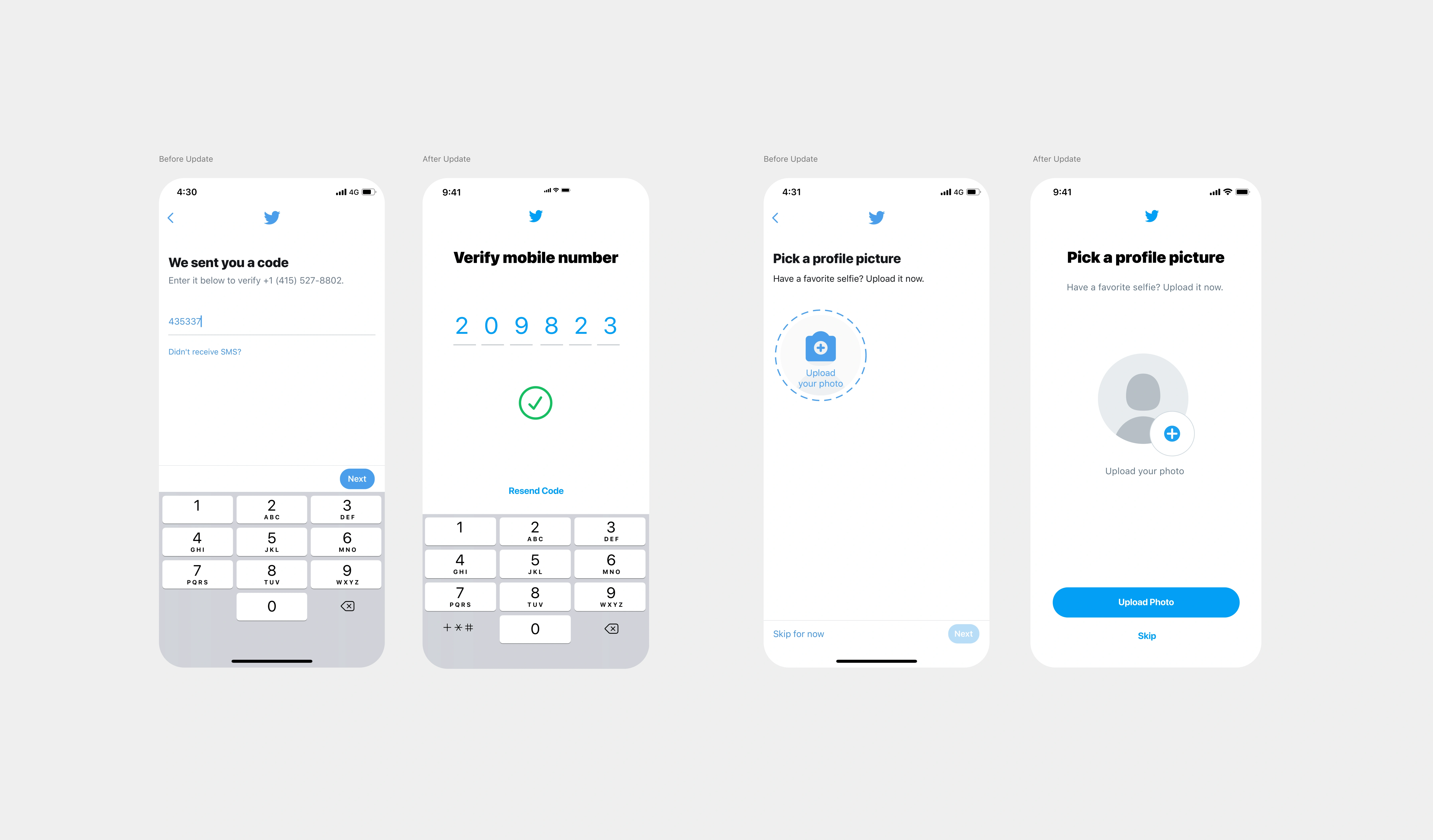 Onboarding visual improvements