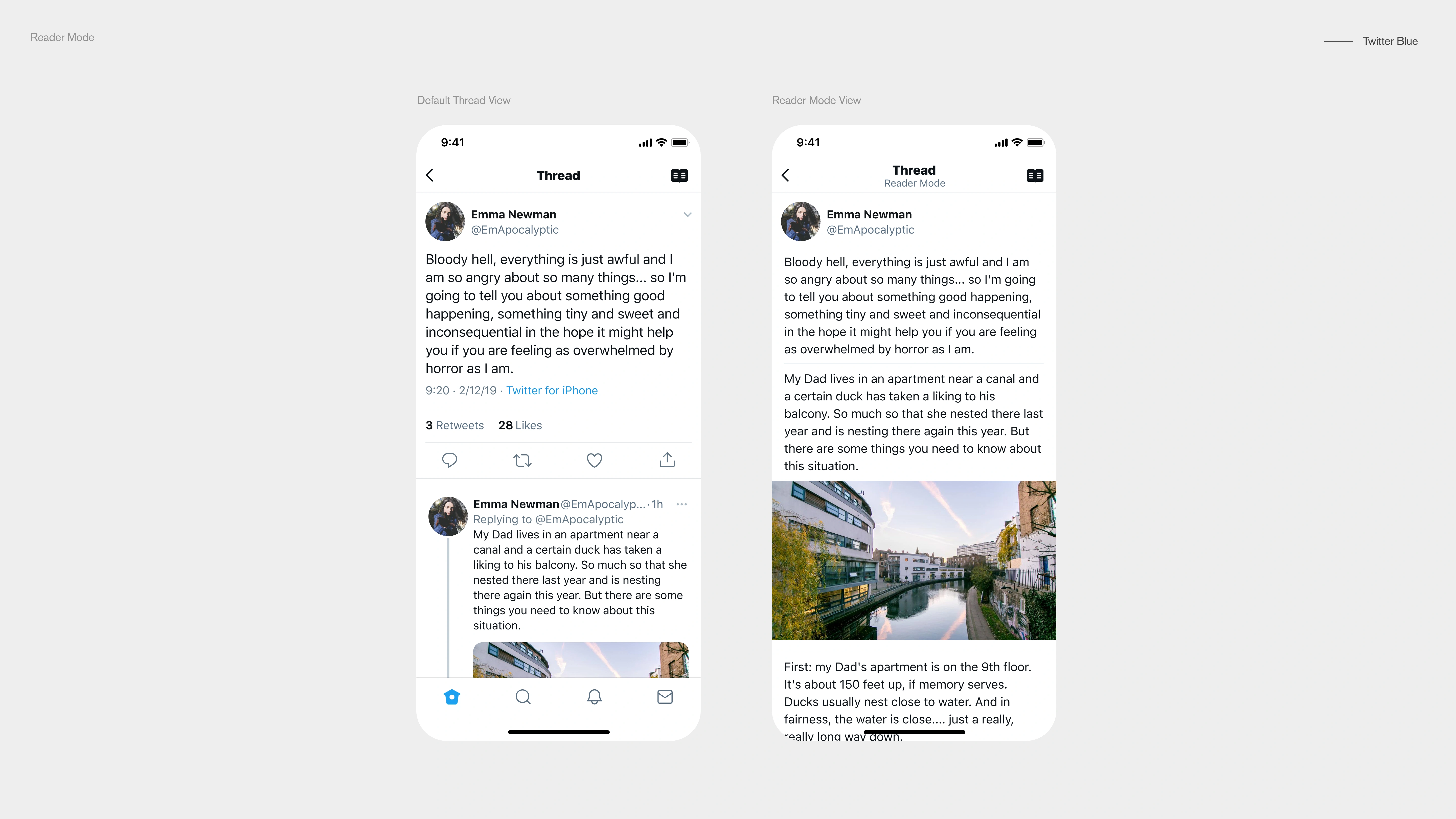 Reader mode